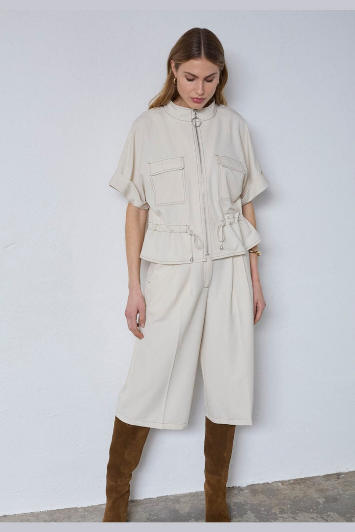 Co´Couture - Terrycc Vest 40036 - 320 - Bisquit