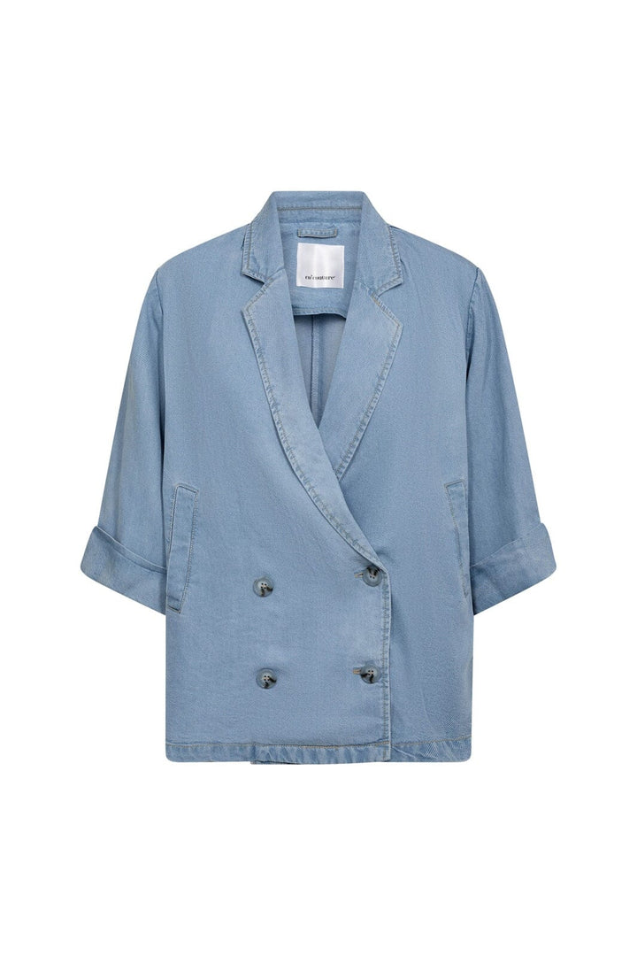 Co´Couture - Tillycc Ss Blazer 40051 - 114 - Fade Denim