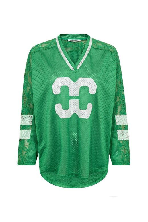 Co´Couture - Treycc Lace Sport Tee 45090 - 34 - Green