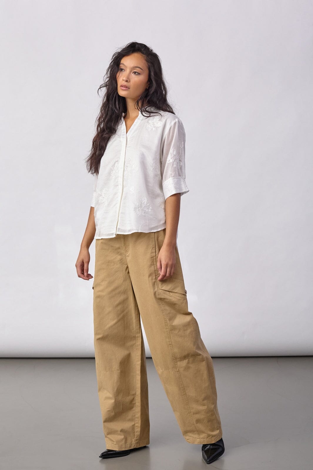 Co´Couture - Viviancc S/S Blouse 500431 - 10003 - Creme