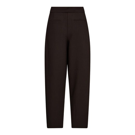 Co´Couture - Volacc Carrot Pleat Pant 31560 - 145 - Dark Brown Bukser 