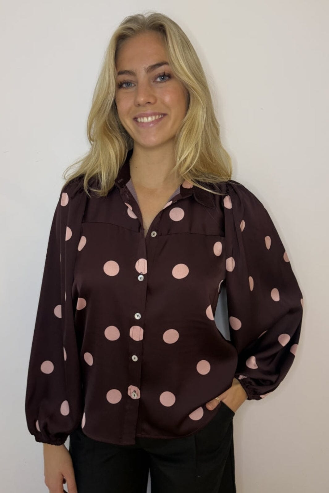 Continue - Alicia Long S Dot 15101 - Bordox Dot Skjorter 