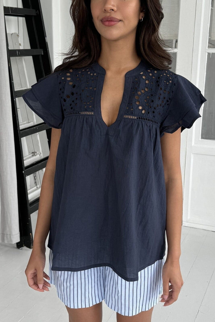 Continue - Christel Solid 14923 - Navy Blue