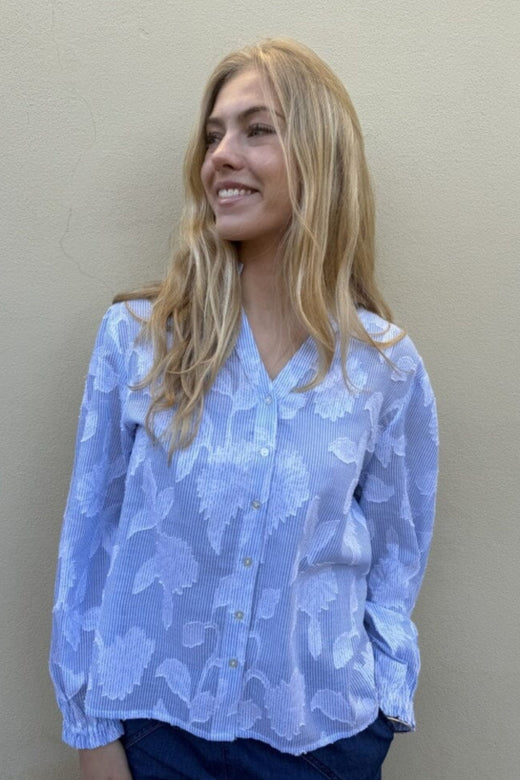 Continue - Iris Emb 15245 - Blue Stripe