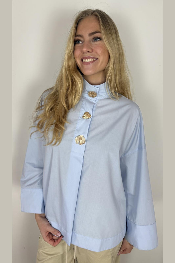 Continue - Klara High Neck 15088 - Light Blue
