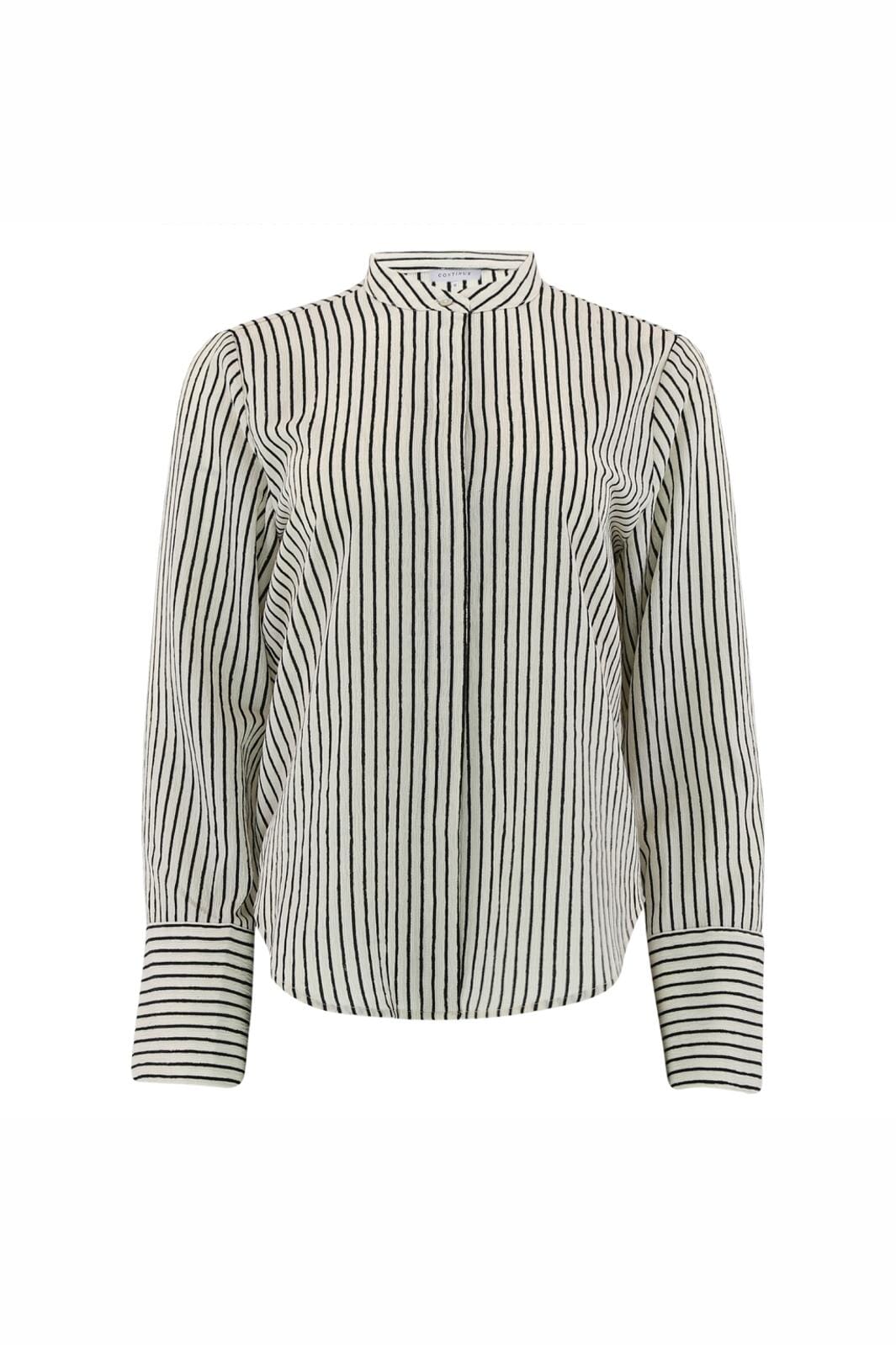 Continue - Selma Stripe - Offwhite With Black Stripe