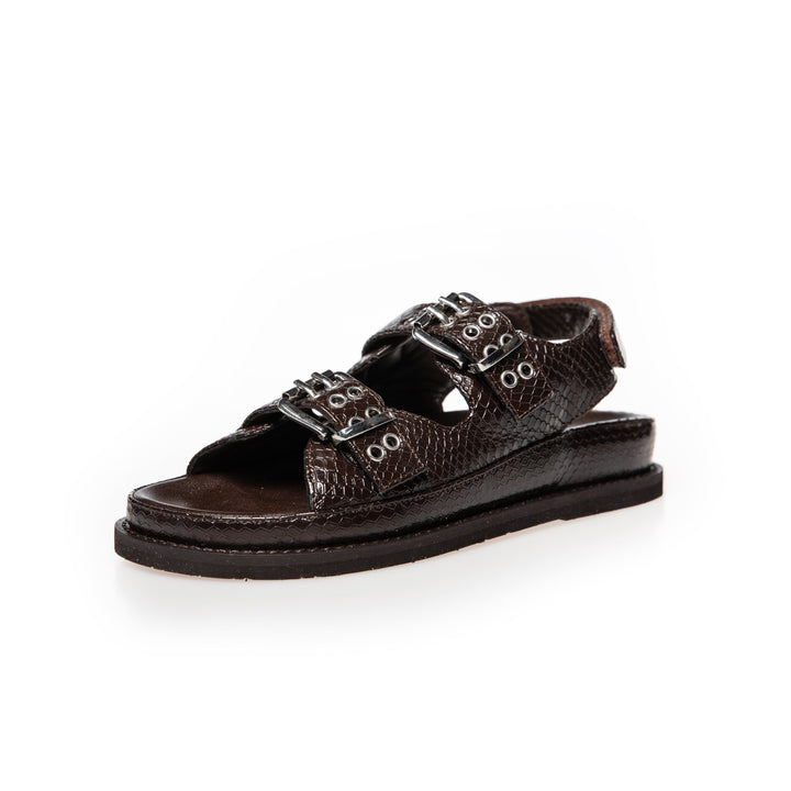 Copenhagen Shoes - As I Was L. CS8957 - 004 - Dark Brown Sandaler 