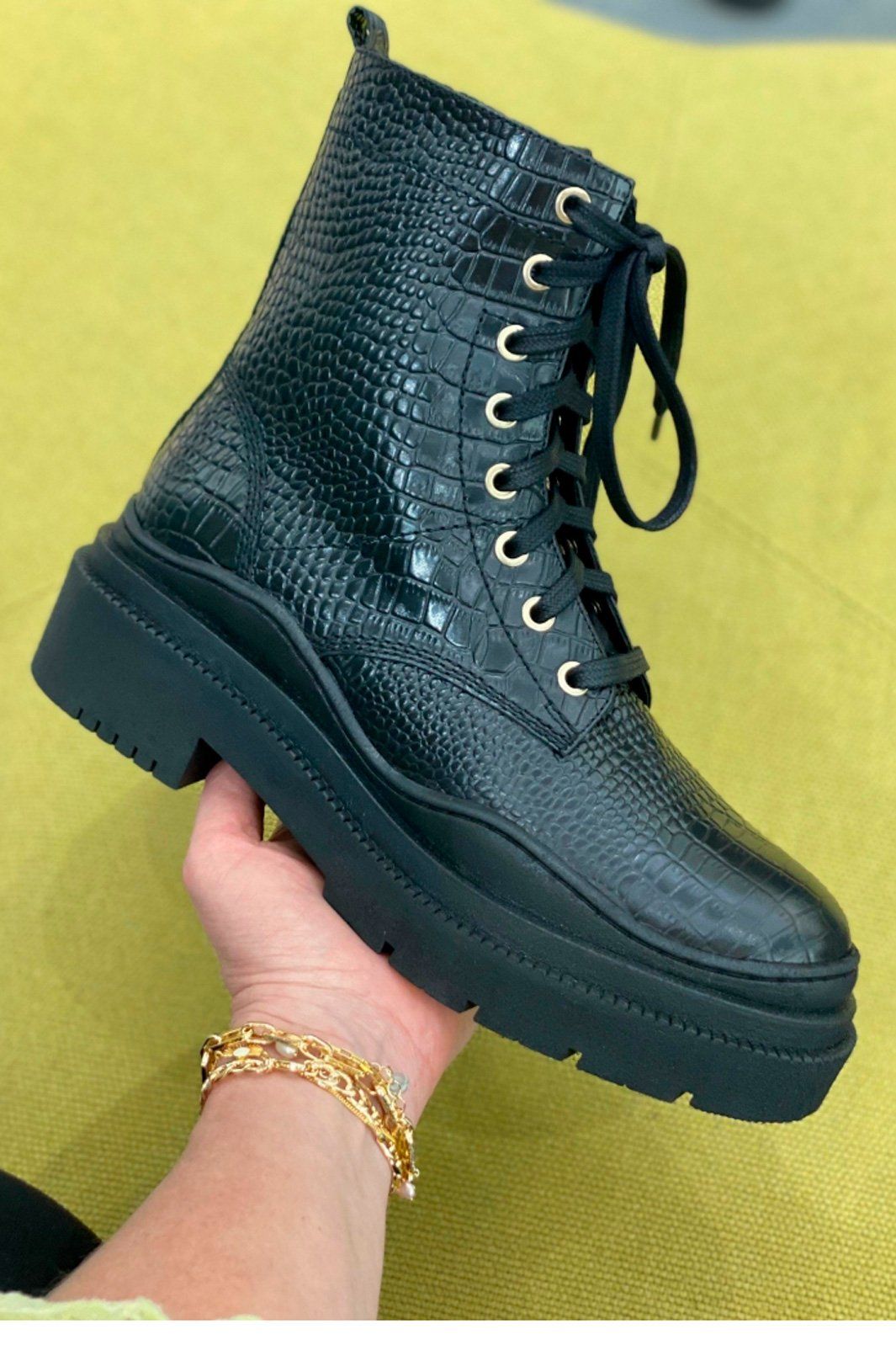 Copenhagen Shoes by Josefine Valentin - Comfy - Black Støvler 