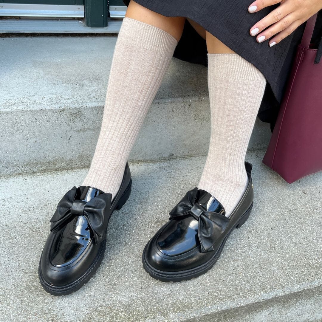 Copenhagen Shoes - Hello Bow - 0001 Black Loafers 