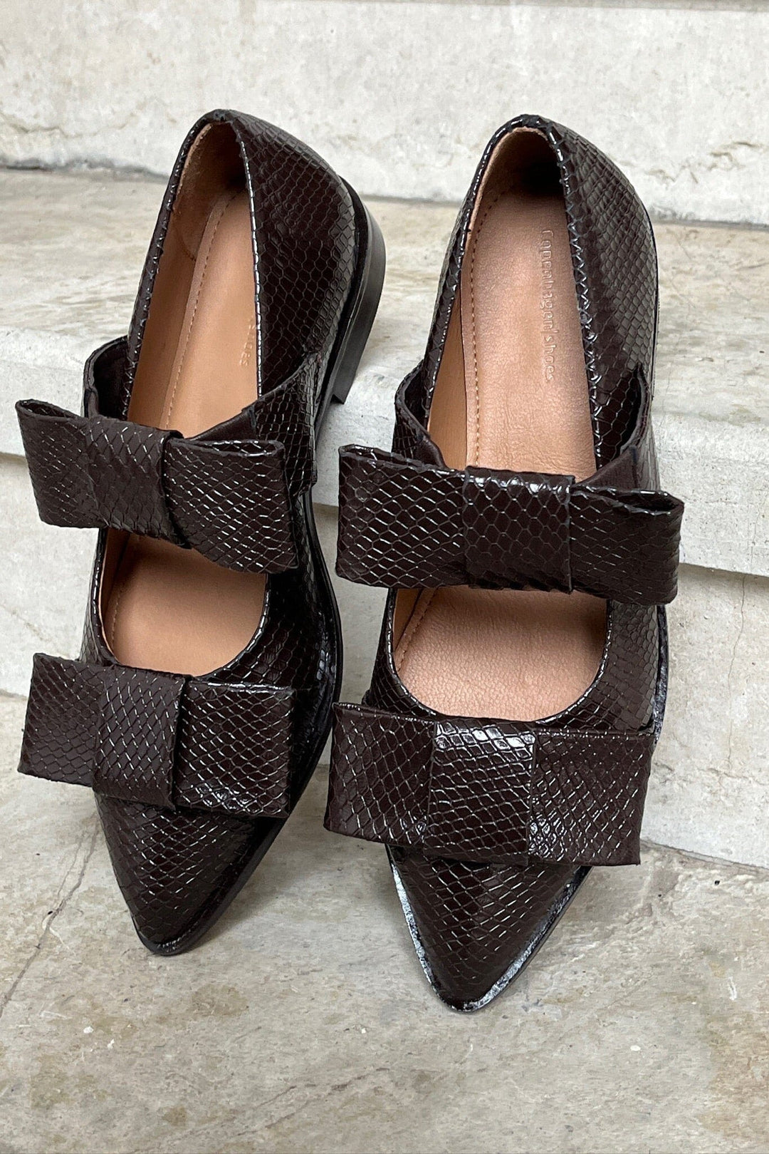 Copenhagen Shoes - Just A Vibe Brown CS8961 - 004 - Dark Brown Ballerinaer 