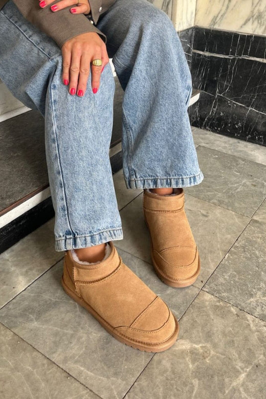 Copenhagen Shoes - Lucky Me Low CS8789 - 0138 - Camel Støvler 