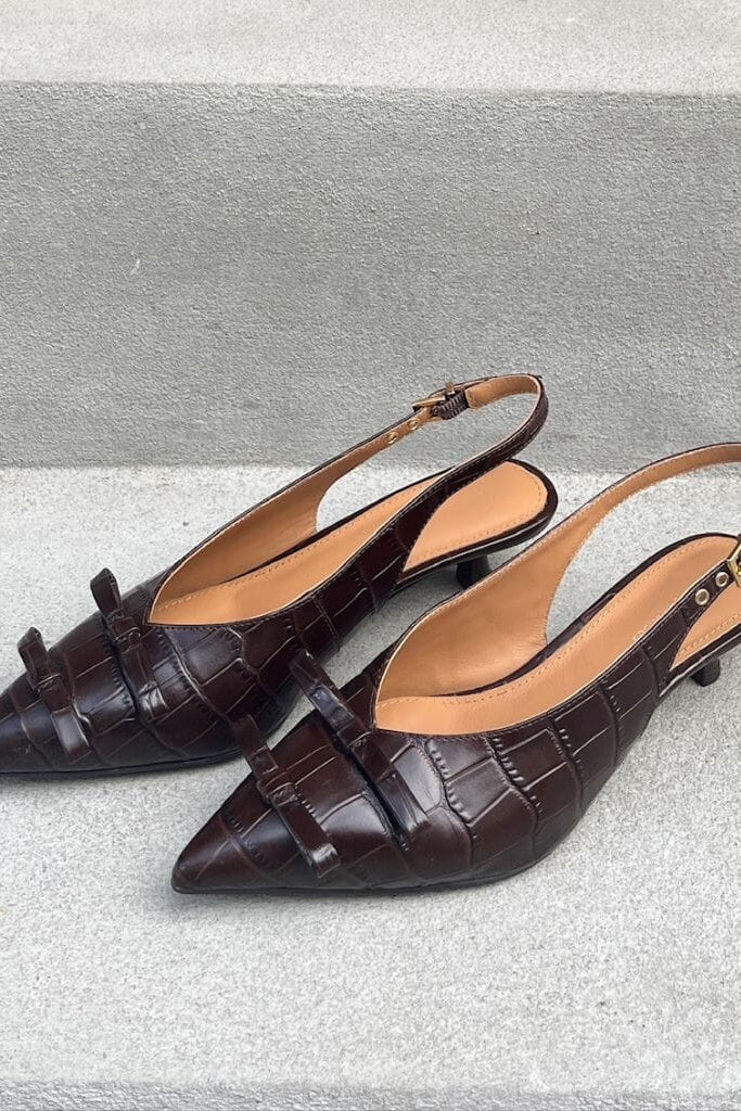 Copenhagen Shoes - My Gold Cr. CS8855 - 004 - Dark Brown Sandaler 
