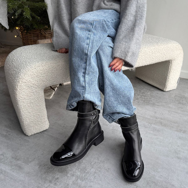 Copenhagen Shoes - My Moves - 0011 Black Patent Støvler 
