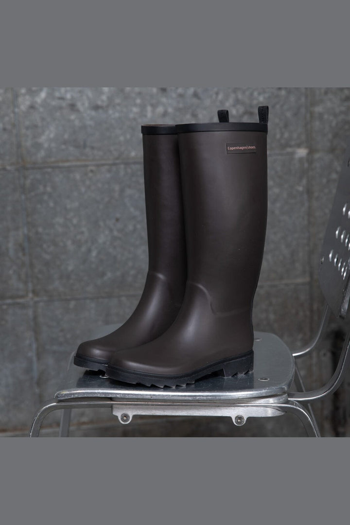 Copenhagen Shoes - My Rubberboot Long CS9095 - 0018 - Dk Brown