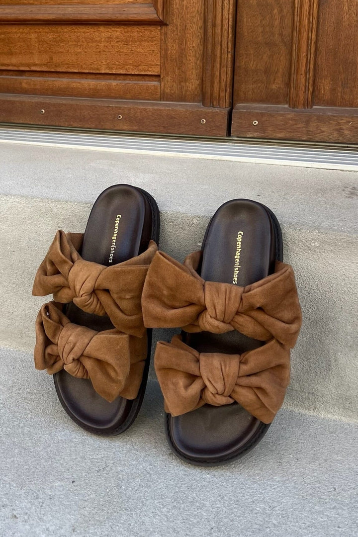 Copenhagen Shoes - Summer Dream Suede CS8399 - 0241 - Cognac Sandaler 