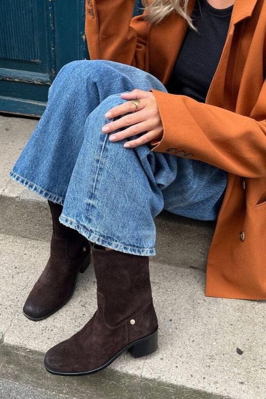 Copenhagen Shoes - The Real Walking Suede CS8730 - 0012 - Brown Støvler 