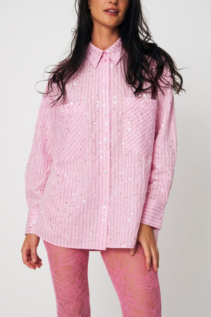 Cras - Ellie Shirt C606 - 8070 - 8070 Pink Multi Stripe Skjorter 