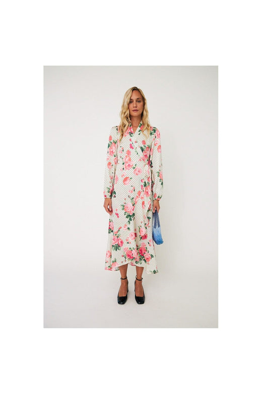 Cras - Lara Dress C489 - Polka Rose