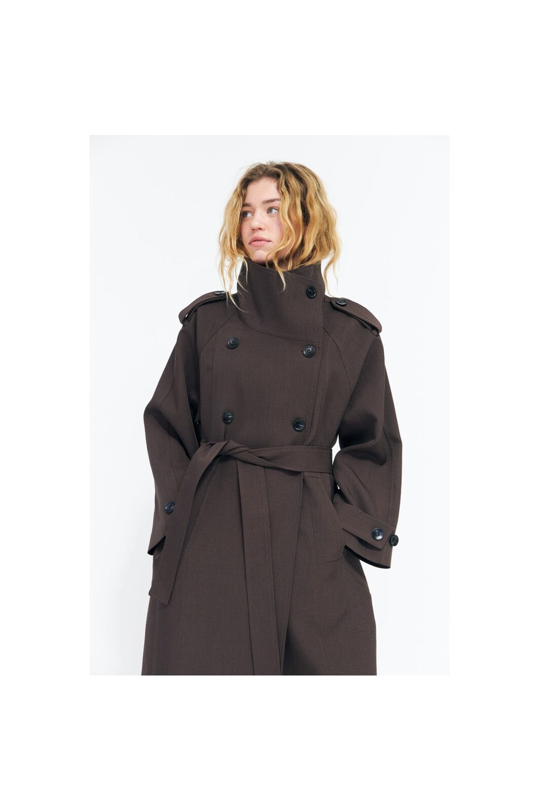 Cras - Leonora Trenchcoat C768 - Dark Brown