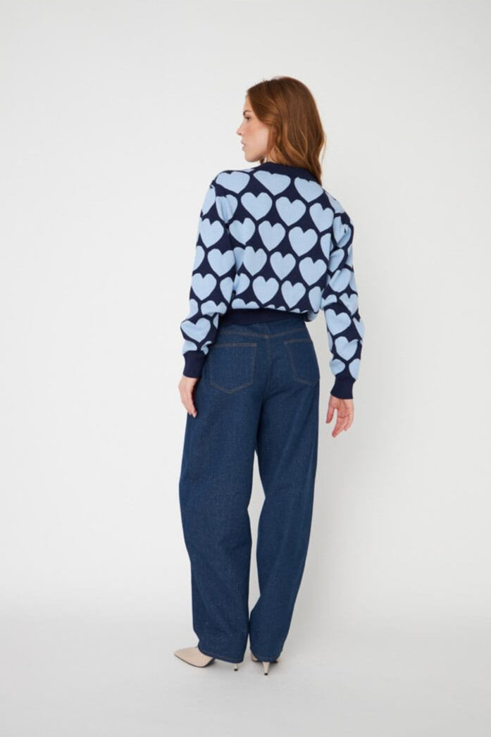 Cras - Lovemy Pullover C504 - 7018 - 7018 Blue