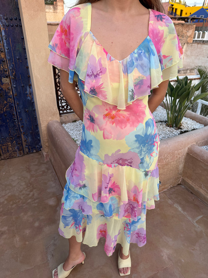 Cras x Molly&My - Marlow Dress C659 - Pale Peony Yellow Kjoler 