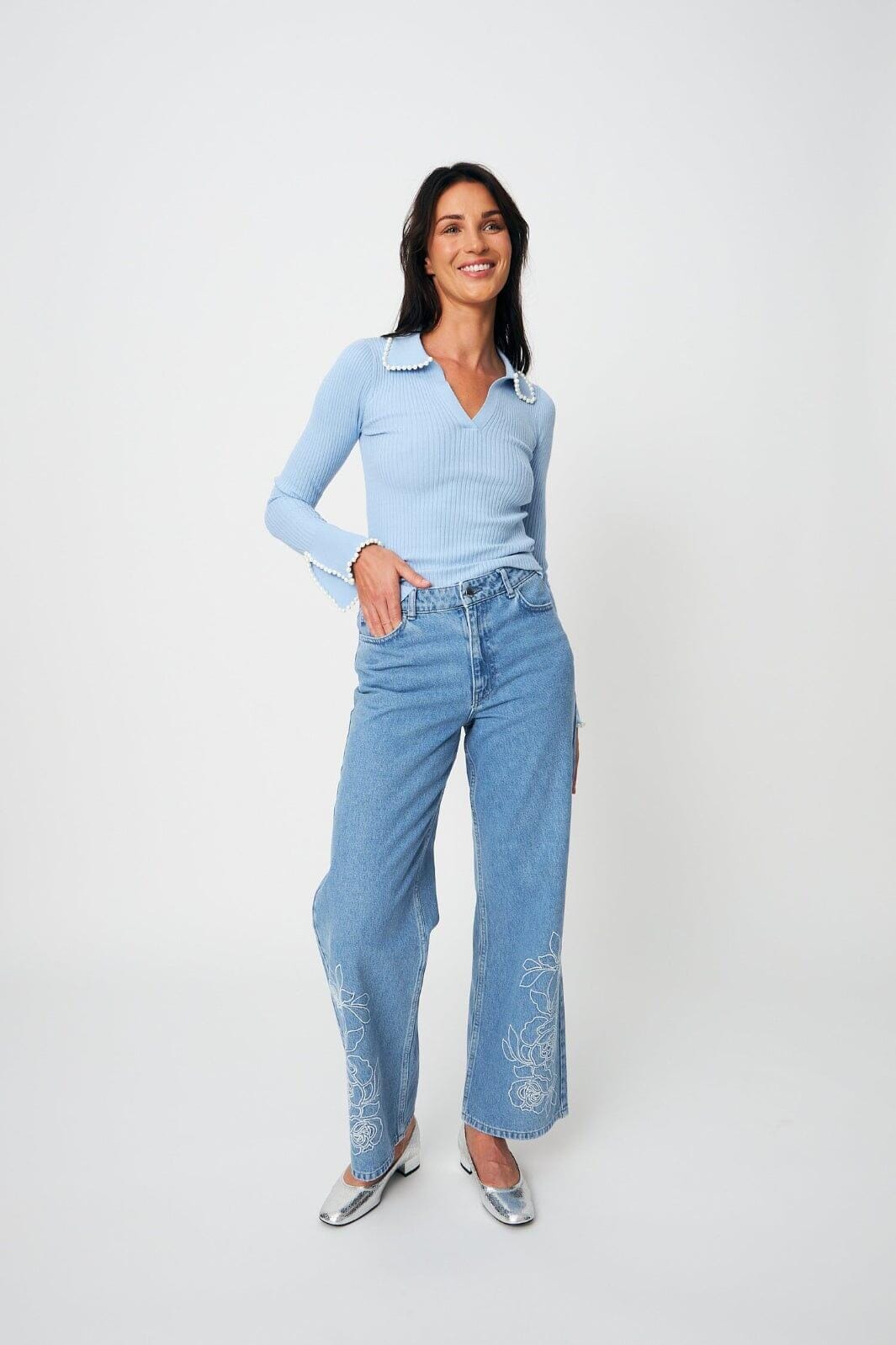Cras - Zandra Jeans C655 - 7035 - 7035 Medium Blue Bukser 