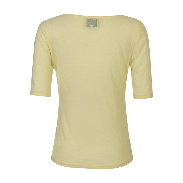 Liberte - Mesh Ss Tshirt, Dot 22011 - Yellow