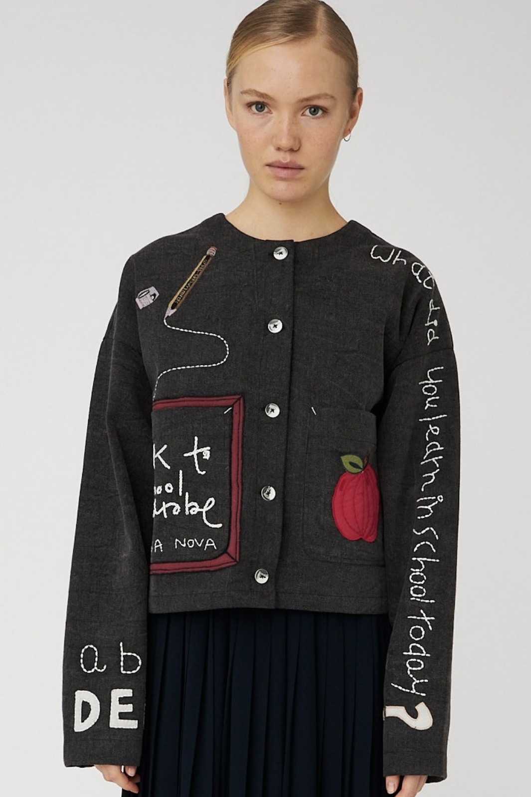 Stella Nova - Chalk Board Jackethc53-2266 - 993 Almost Black
