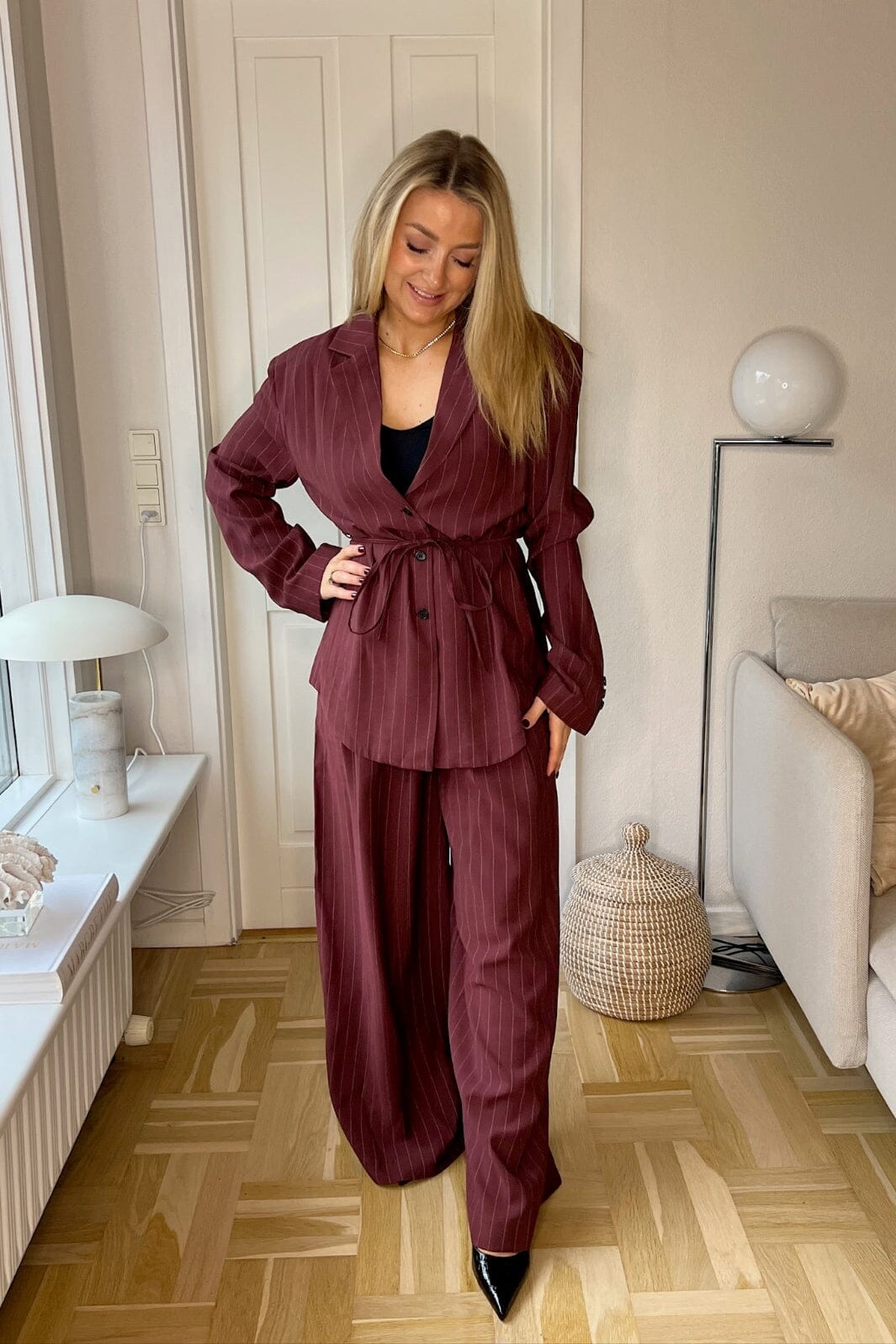 Dear Molly - ballon pants 165003b - wine Bukser 