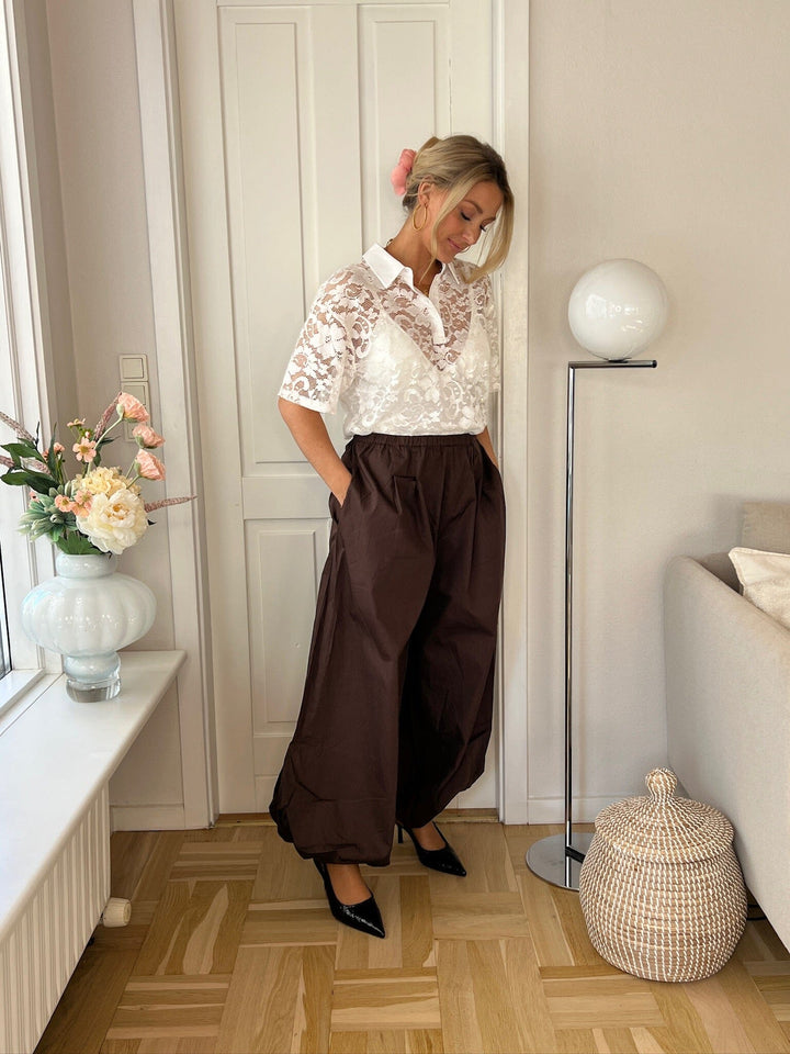 Dear Molly - Ballon Pants - Dark Brown Bukser 