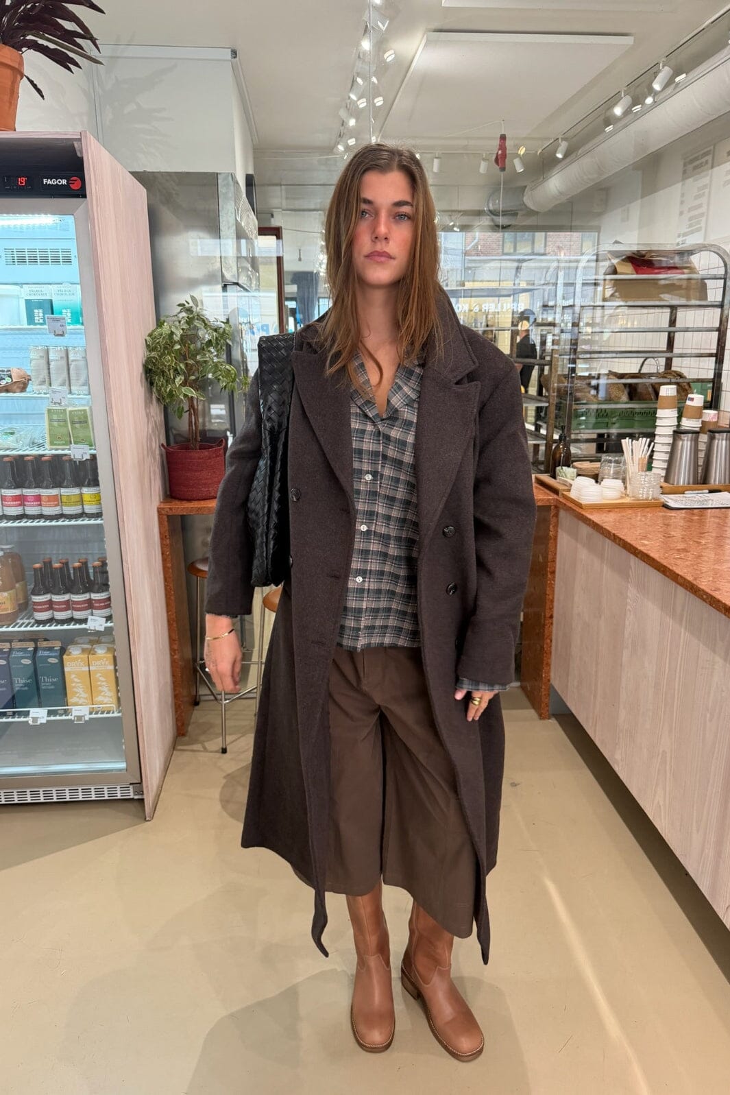 Dear Molly - Cargo Long Shorts Ch172015b - Dark Brown Shorts 