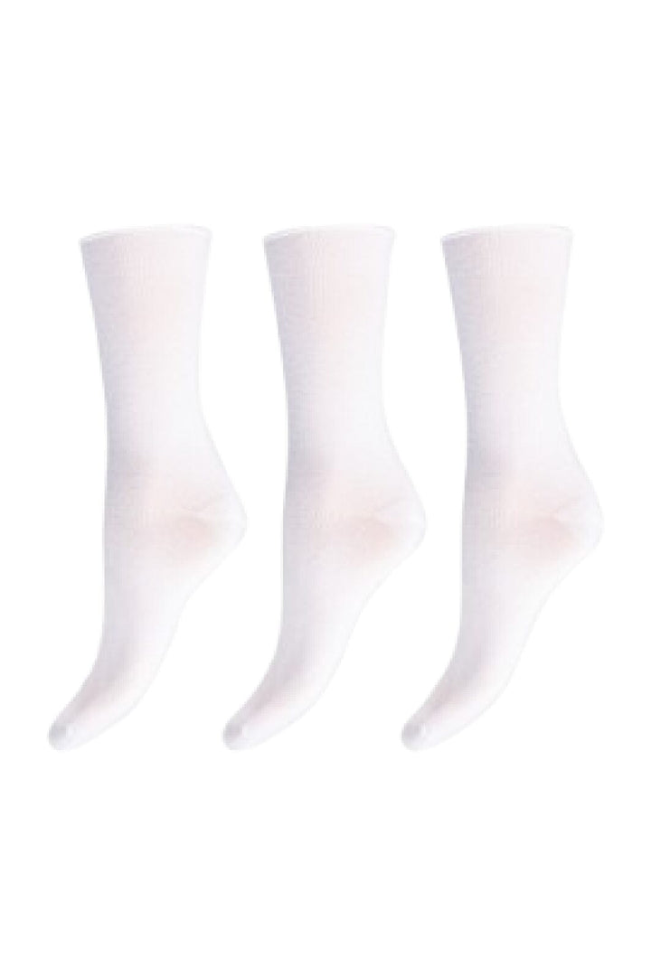 Decoy - Ankle Sock Bamboo 3-Pack 20232-7400 - 1200 - Hvid