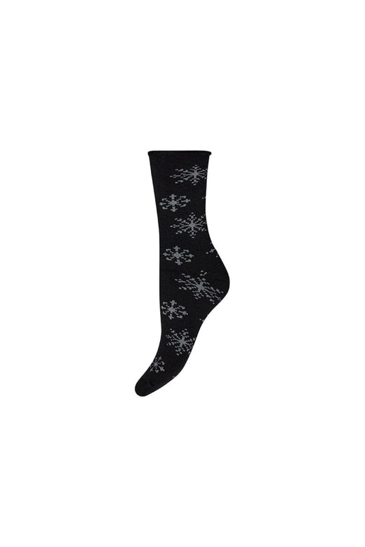 Decoy - Cosy X-Mas Socks 21510-75 - 1100 - Sort Strømper 