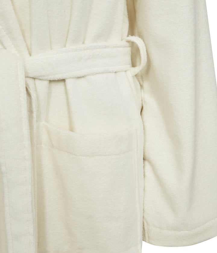 Decoy - Long Terry Robe 88083-93 - 80 - Hvid Nattøj 