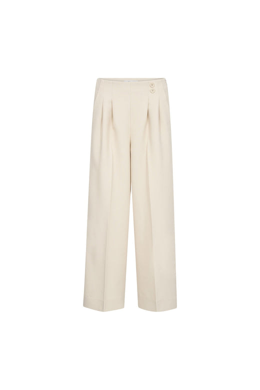 Co´Couture - Acilecc Pleat Pant 500807 - 10006 - Bone