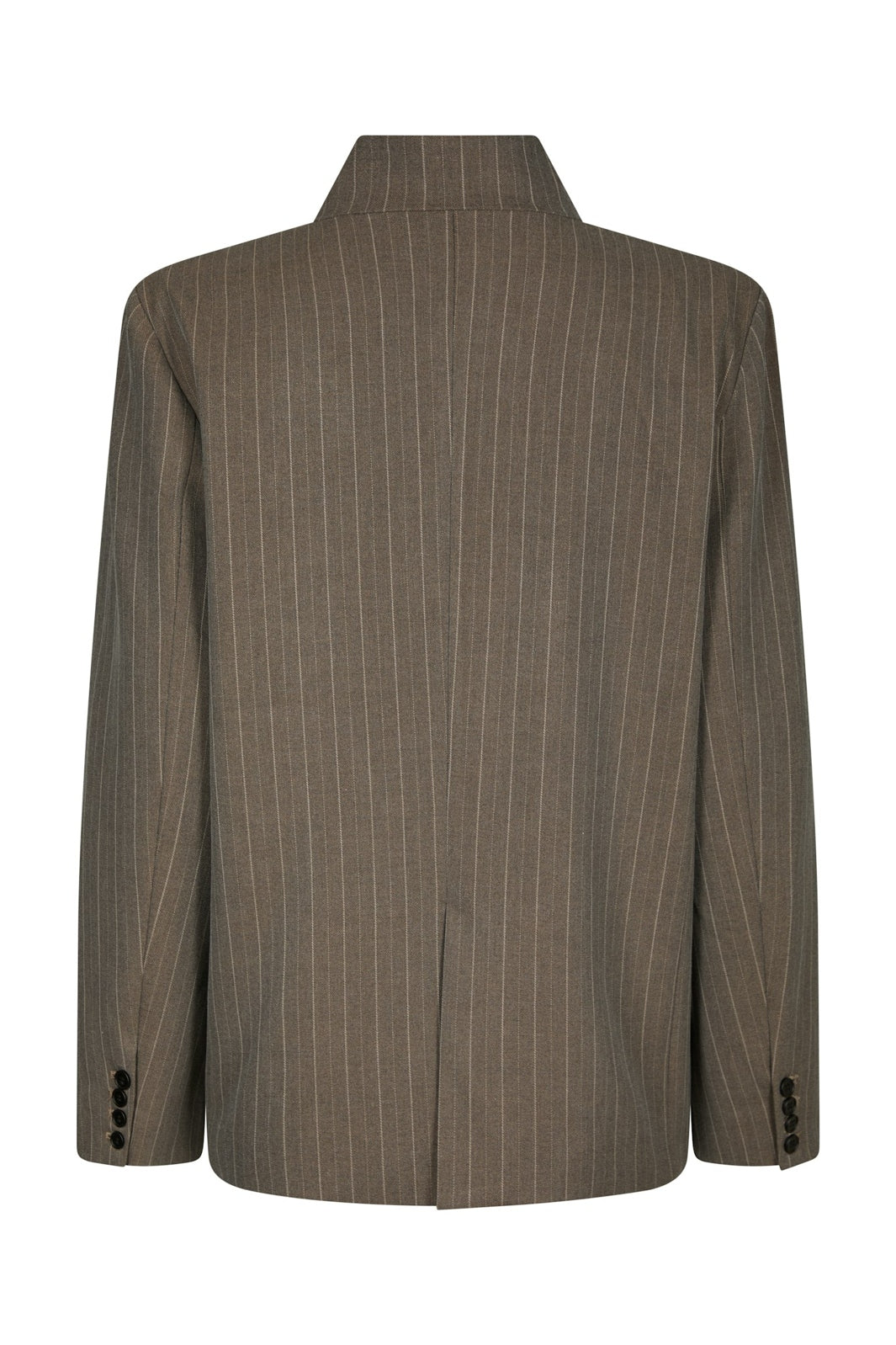 Neo Noir - Nerine Pinstripe Blazer 170127 - 811 - Dark Taupe