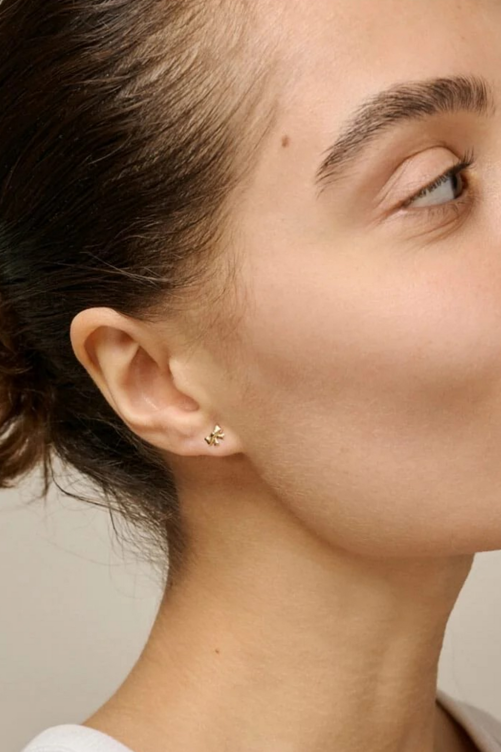 Enamel Copenhagen - Studs, Baby Bow E440G - 925S/Gp