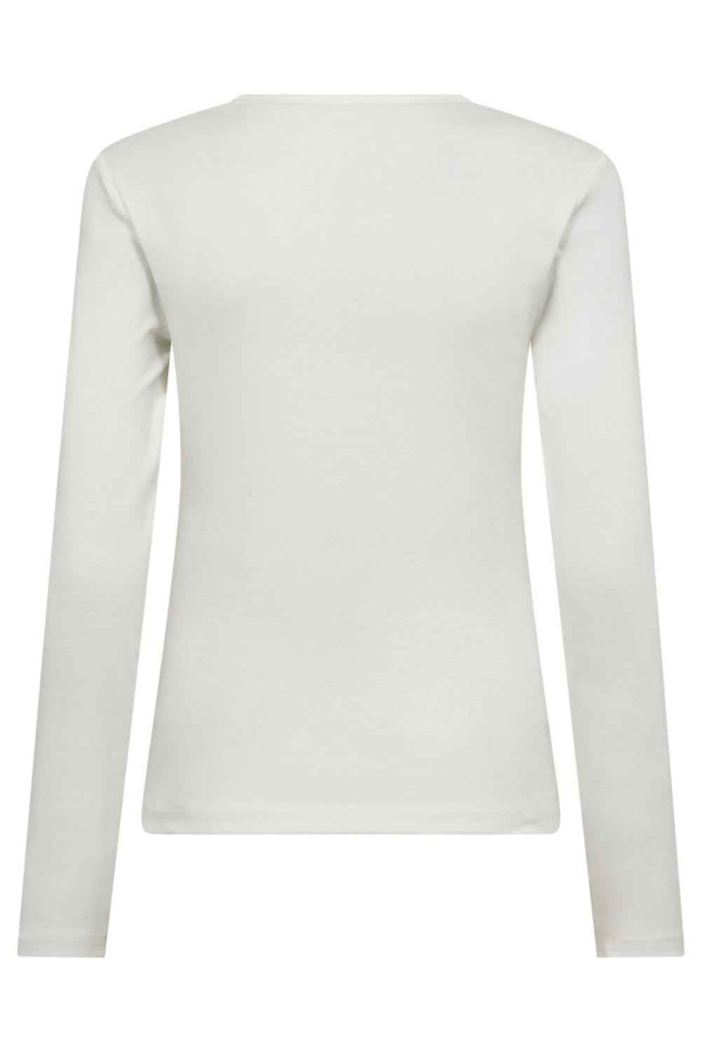 Co´Couture - Grannycc Embroidery Ls Tee 33180 - 4000 - White