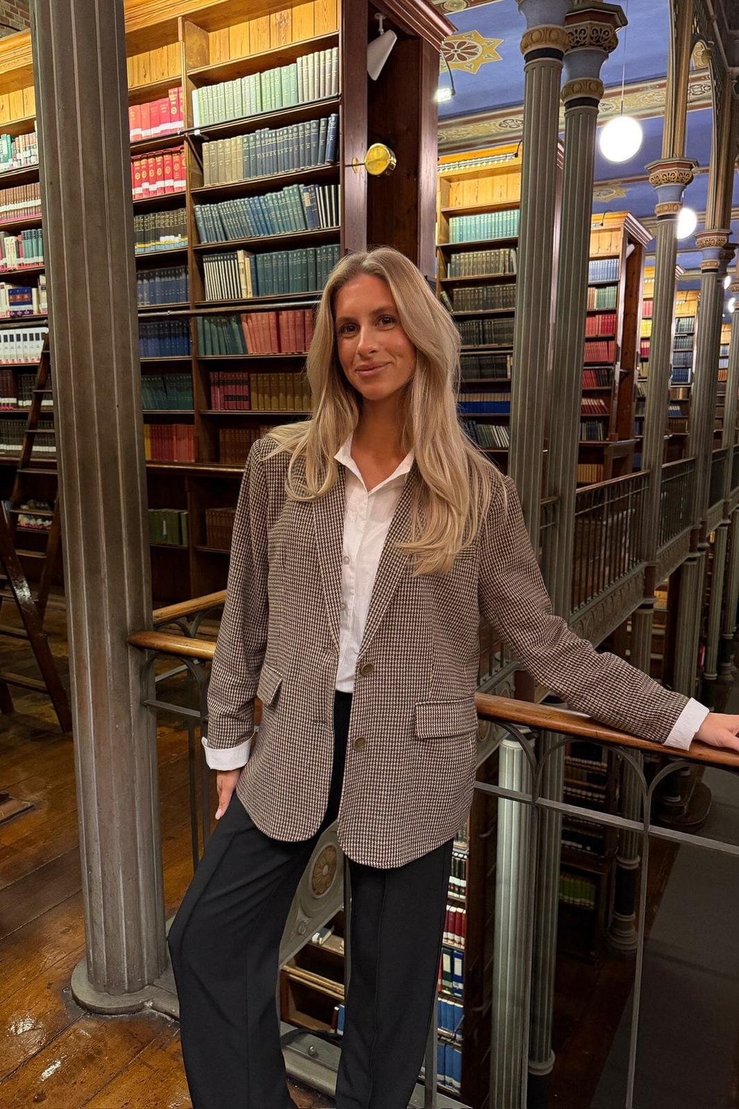 BYIC - Signatureic Blazer A23986 - Brown Checks Blazere 