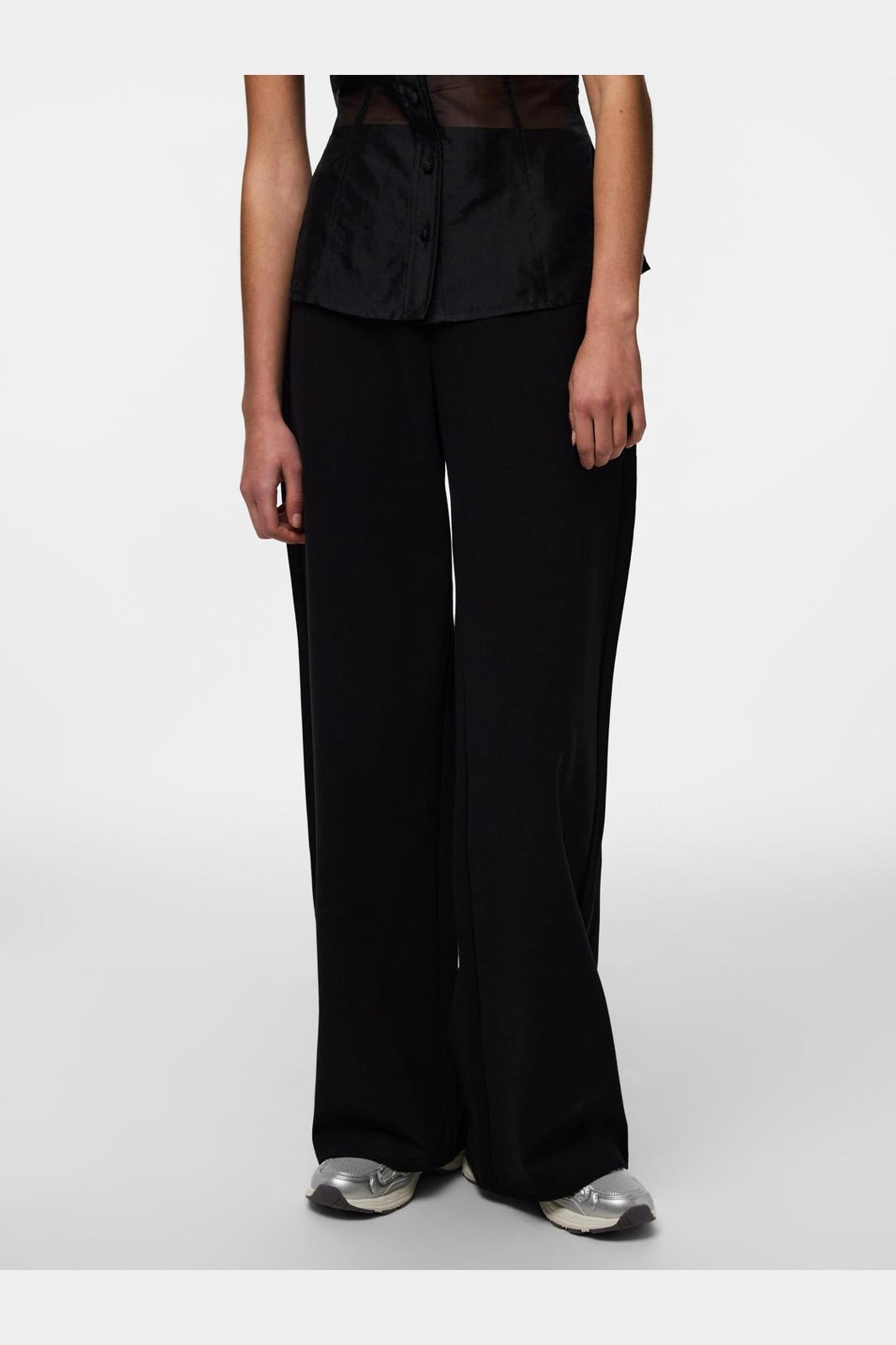 Pieces - Pcgunhild Wide Pants - 4984204 Black