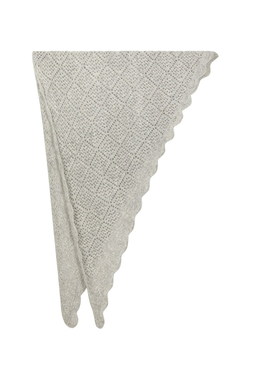 Neo Noir - Misty Medium Pointelle Scarf 169982 - 133 - Grey Melange