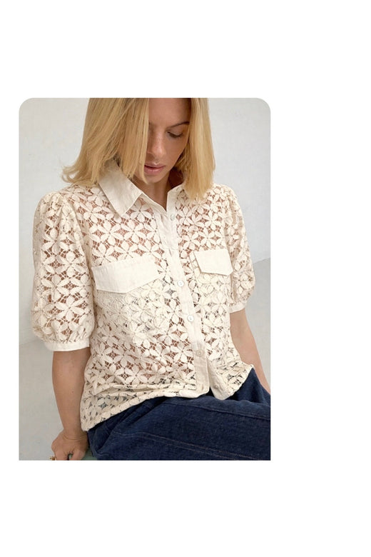 Continue - Charlotte Lace Ss 15292 - Off White
