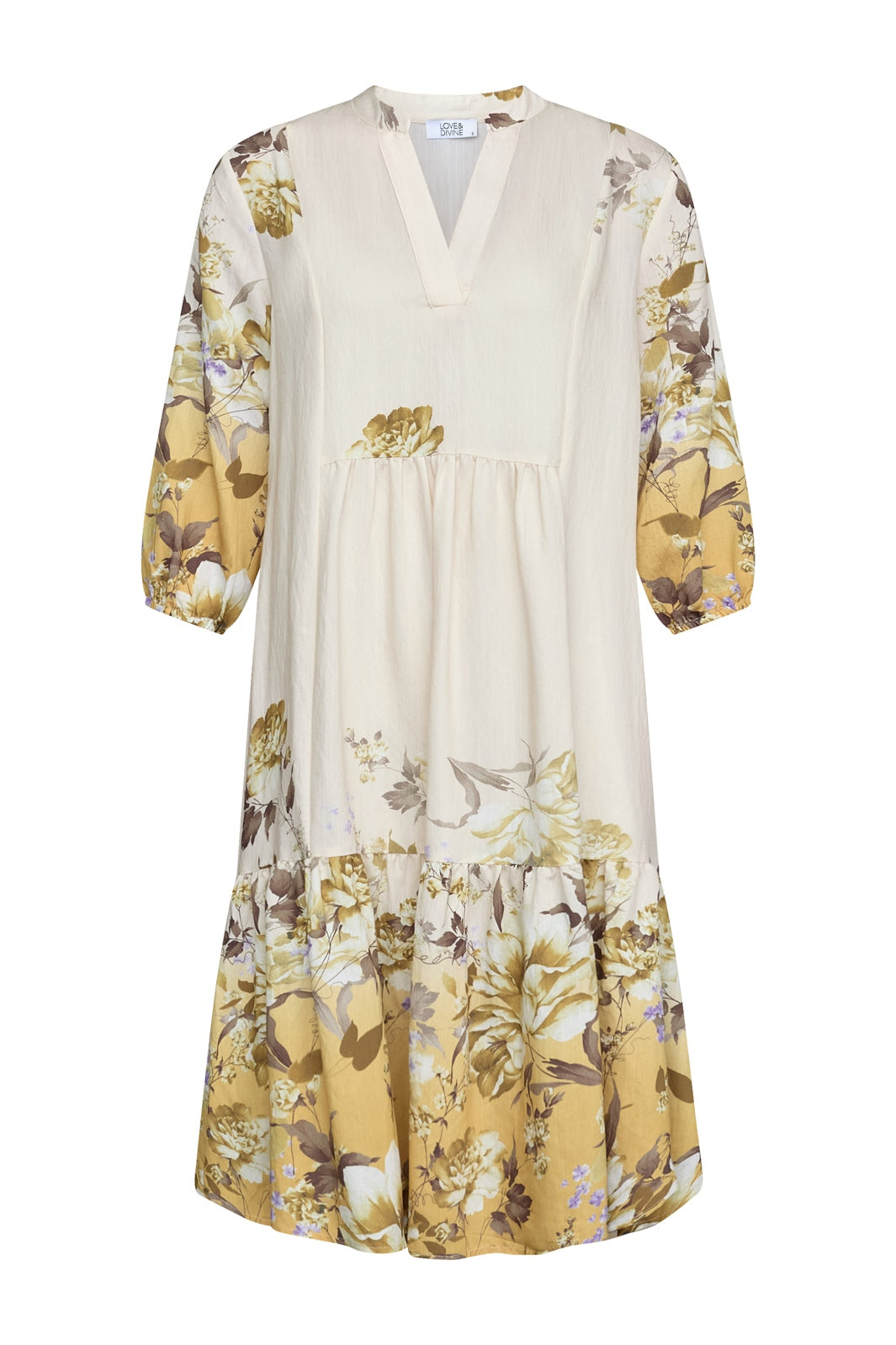 Love & Divine - Love958-10 19855 - 813 - Yellow/Brown Flower