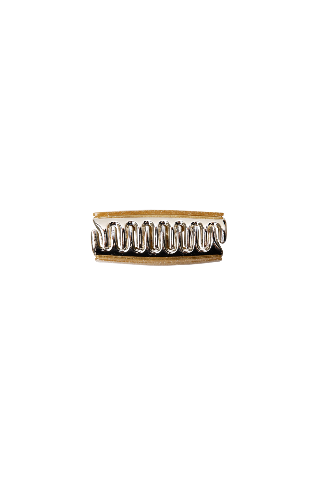 Black Colour - Bcglint Hair Claw 6004 - Golden