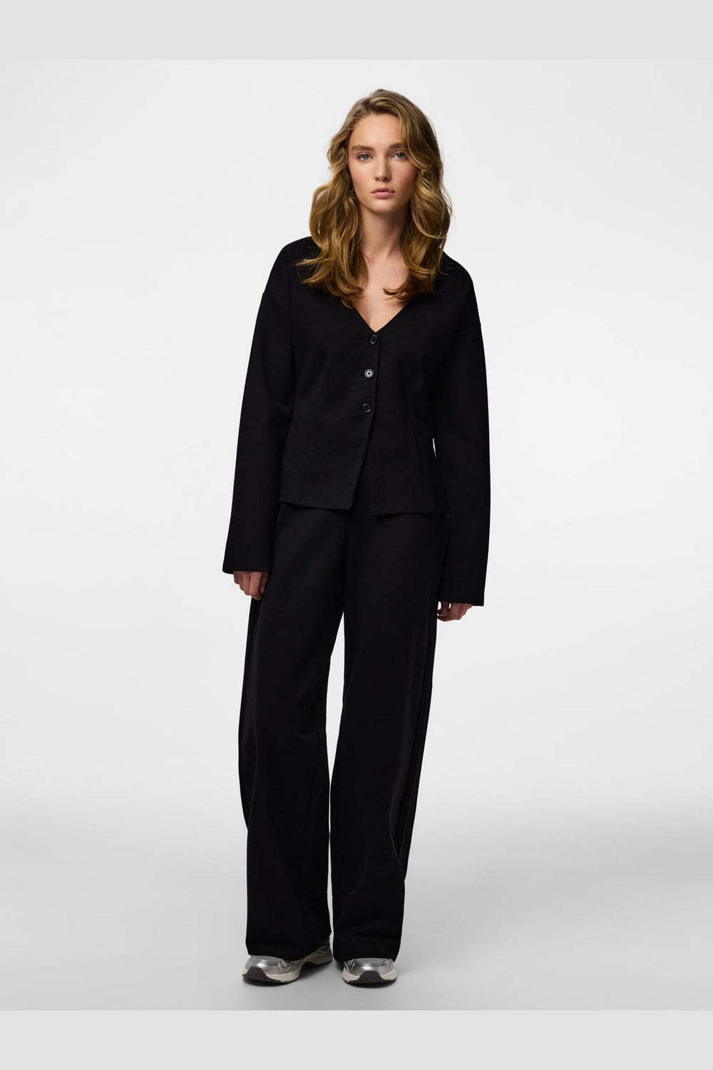 Pieces - Pcgunhild Wide Pants - 4984204 Black