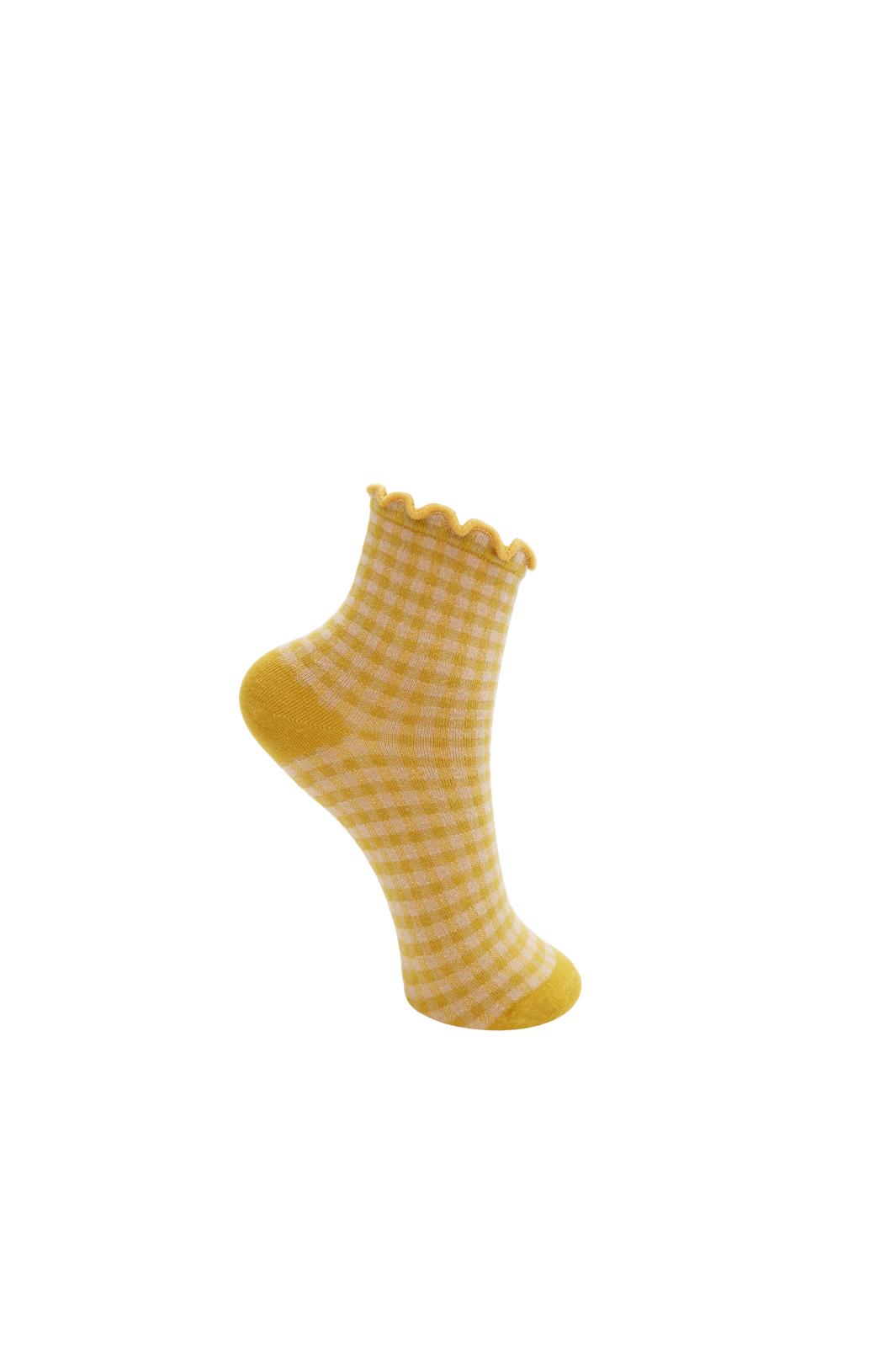 Black Colour - Bckaza Sock 8559 - Mustard