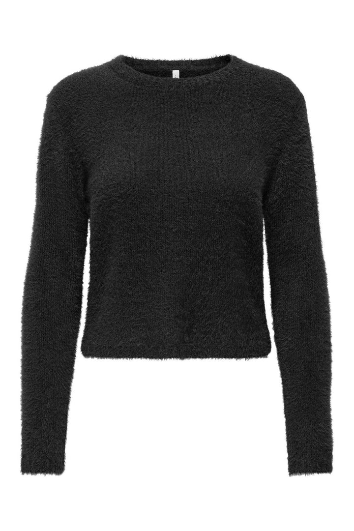 Only - Onlkerry Piumo Ls O-Neck Cc Knt - 5100867 Black