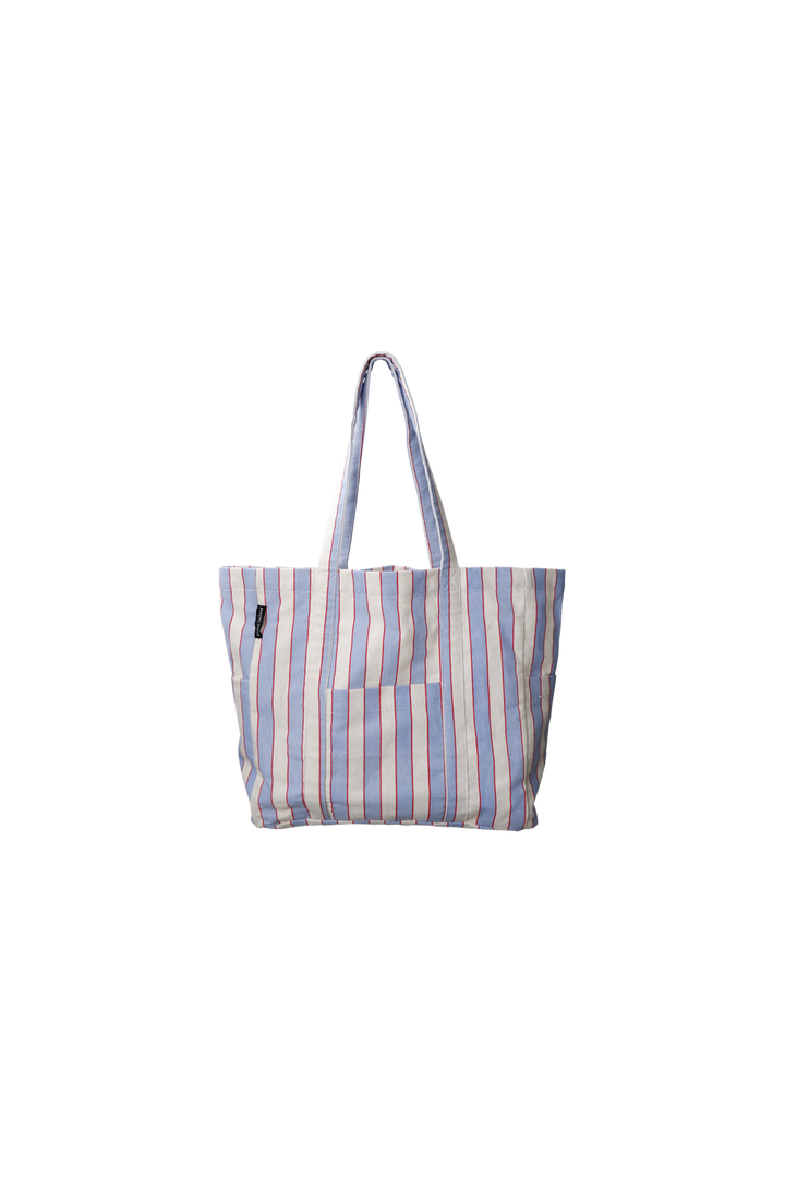 Black Colour - Bcnella Canvas Bag 9377 - Blue Stripe