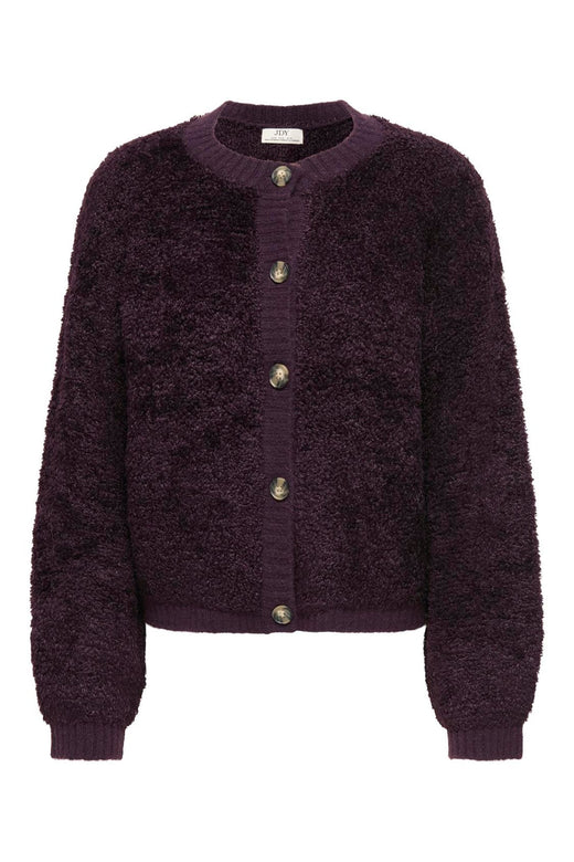 JDY - Jdyeira Life L/S Oneck Cardigan Knt - 5105886 Plum Perfect