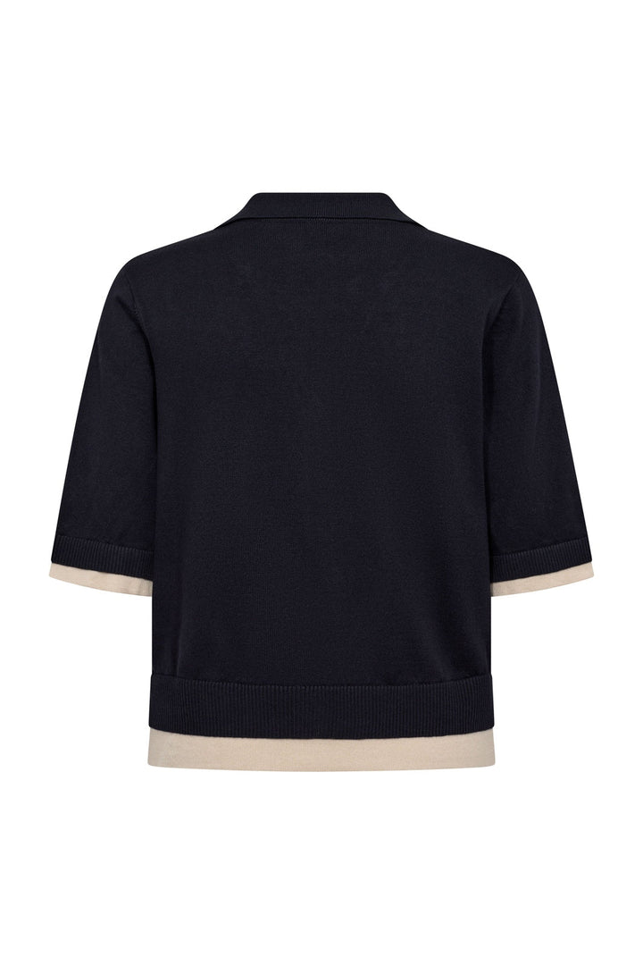 Co´Couture - 42019 Luecc Crop Cardigan 503863 - 00003 - Navy